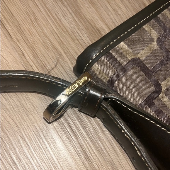 Nine West Stylish Brown Patterned Shoulder Bag (READ DESCRIPTION) - Picture 6 of 15